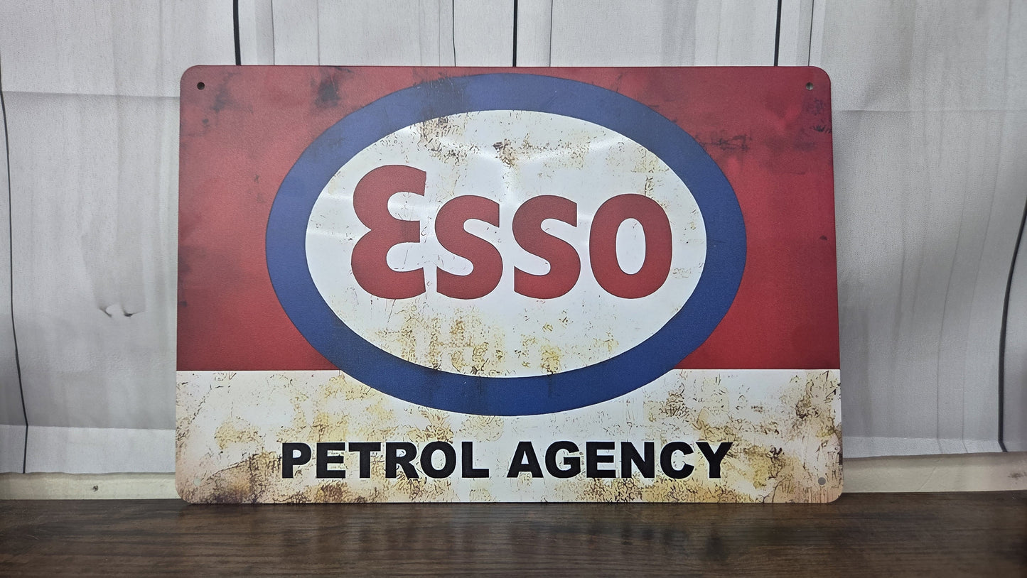 Esso Metal Sign