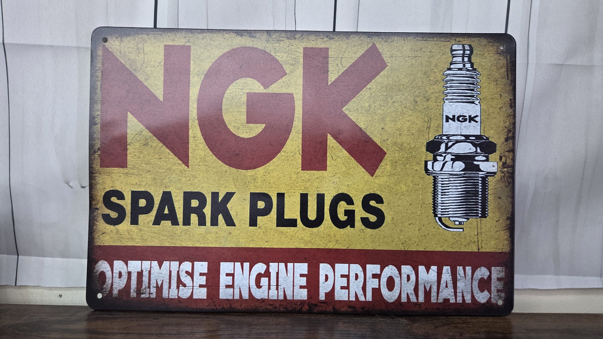NGK Metal Sign