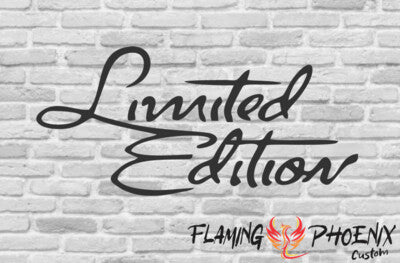 Vinyl sticker Limited edition