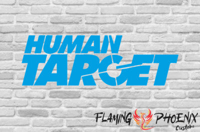 Vinyl sticker Human target