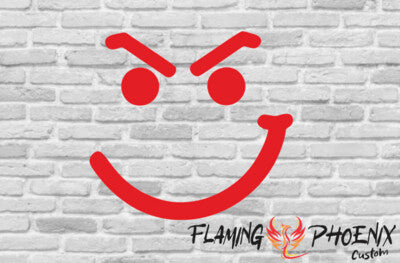 Vinyl sticker Bad smile