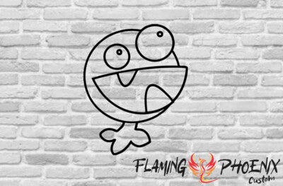 Vinyl sticker Crazy Plant