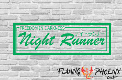 STICKER NIGHT RUNNER