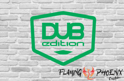 Vinyl sticker DUB edition