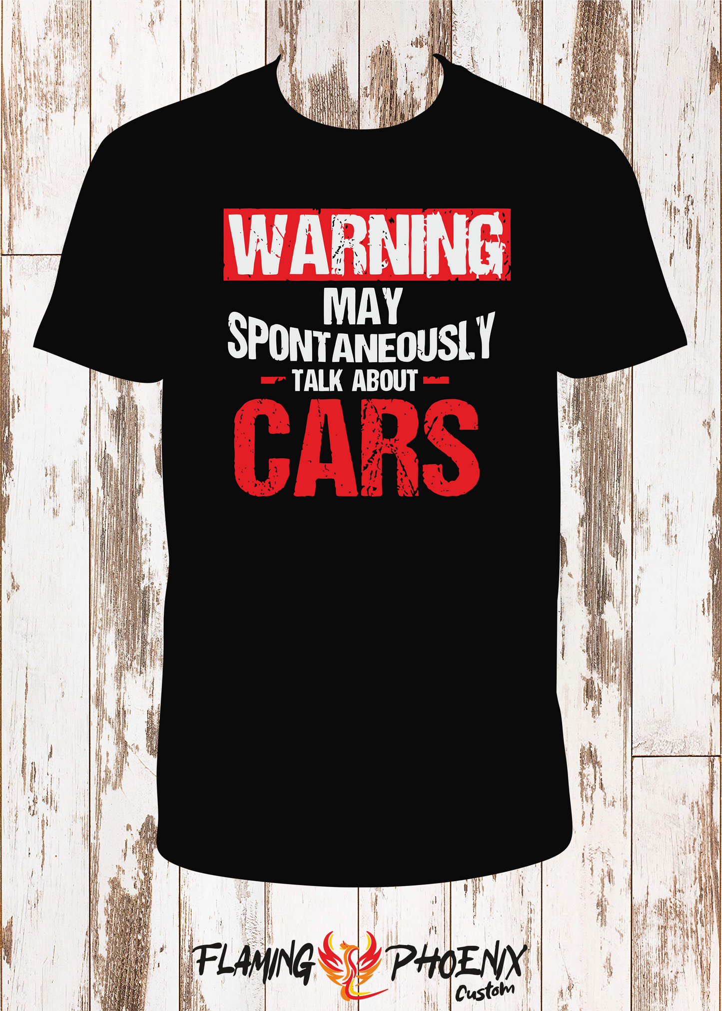 SHIRT MAY SPONTANEOUSL Y TALK ABOUT CARS