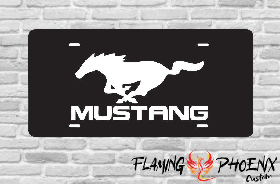 Decorative plate Mustang