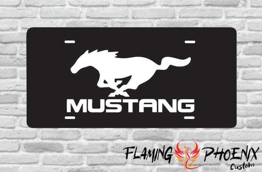 Decorative plate Mustang