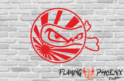STICKER FACE NINJA JDM