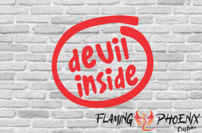 STICKER DEVIL INSIDE