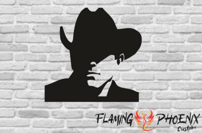 STICKER COWBOY SILHOUETTE