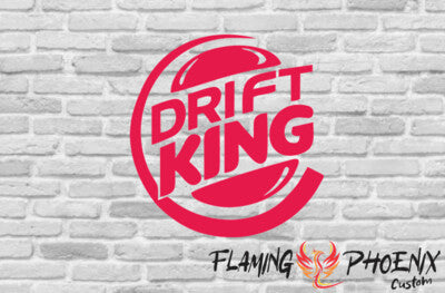 STICKER DRIFT KING PARODY