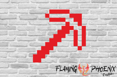 Vinyl sticker Minecraft peak