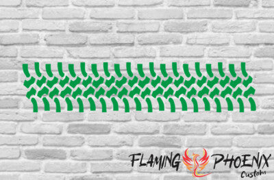 Vinyl sticker Tire Tread