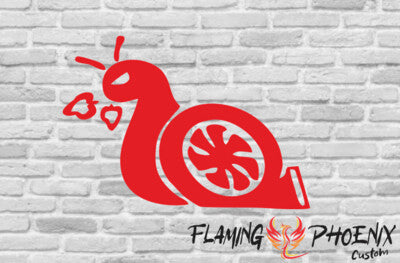 STICKER ANGRY TURBO SNAIL