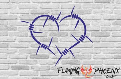Vinyl sticker heart of thors