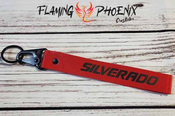 Silverado strap keychain