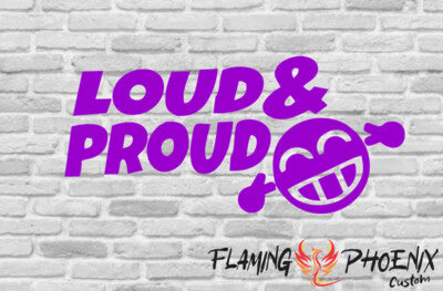 Vinyl sticker Low & Proud