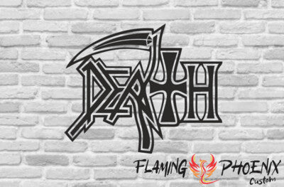 Vinyl sticker Death