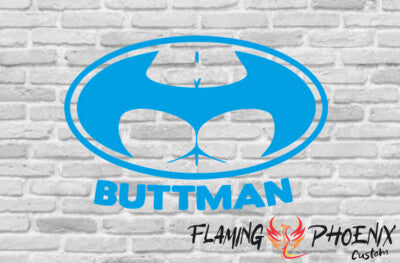 Vinyl sticker Buttman