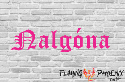 Vinyl sticker NALGONA