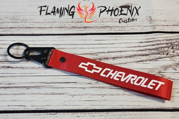 Chevrolet strap keychain