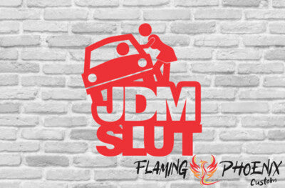 STICKER JDM SLUT