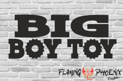 Vinyl sticker Big Boy Toys
