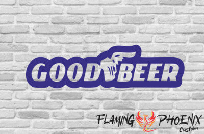 Vinyl sticker Good beer