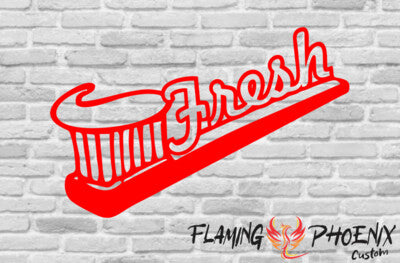 STICKER FRESH TOOTHPASTE