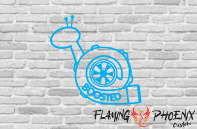 STICKER BOOSTED TURBO SNAIL
