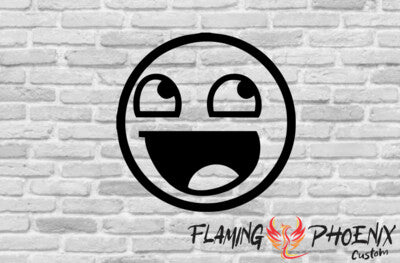 Vinyl Stickers Emoji Smile