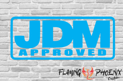 STICKER JDM APPROVED