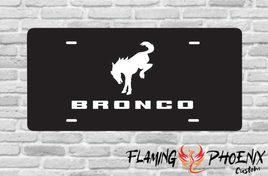 Decorative plate Bronco