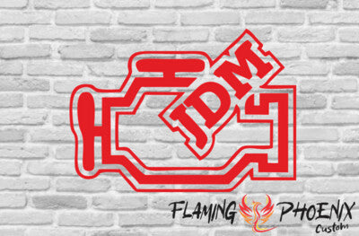 STICKER ENGINE JDM