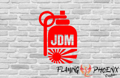STICKER JDM GRENADE