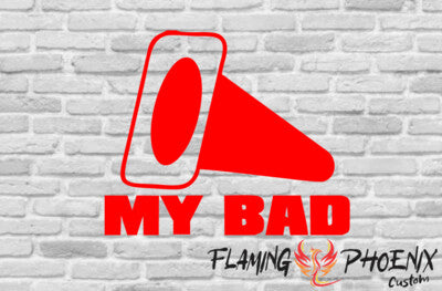 STICKER CONE MY BAD