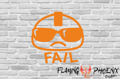 STICKER FAIL GLASSES