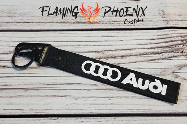 Audi strap keychain