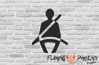 STICKER SEAT BELT