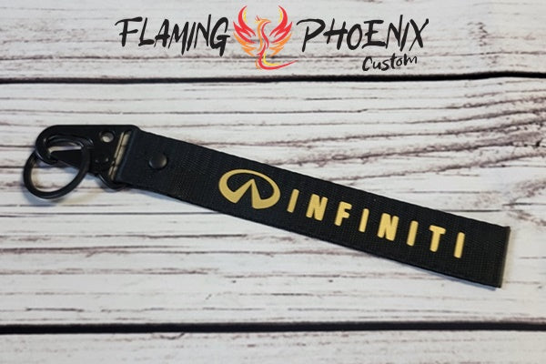Infiniti strap keychain