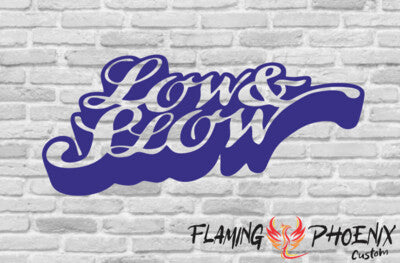 Vinyl sticker Low & Slow