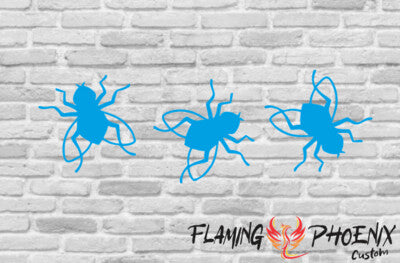 Vinyl sticker Fly
