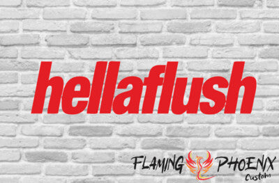 STICKER HELLAFLUSH