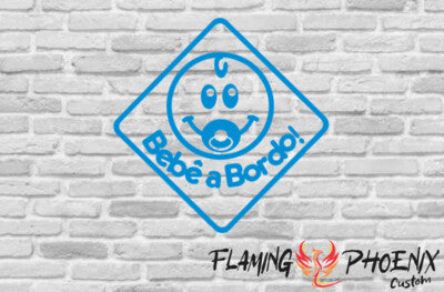 STICKER BEBE A BORDO CHUPETE