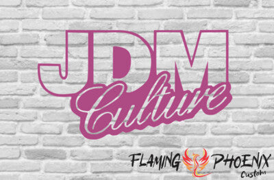 STICKER JDM CULTURE