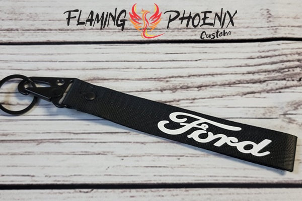 Ford strap keychain