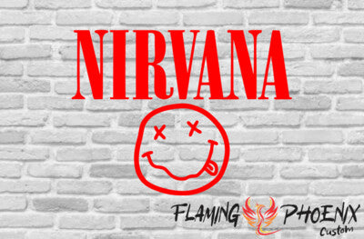 Vinyl sticker Nirvana face