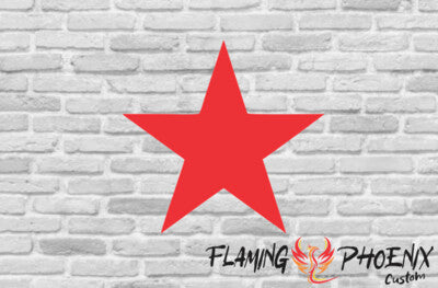 Vinyl sticker star