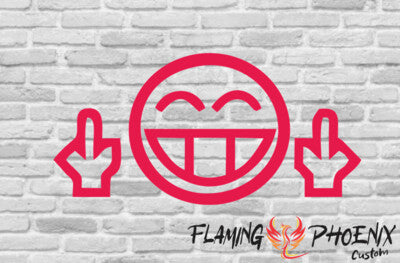 STICKER FINGERS SMILING FACE