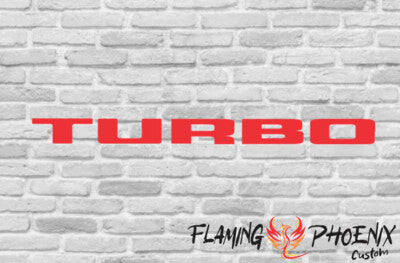 STICKER TURBO MODEL 3